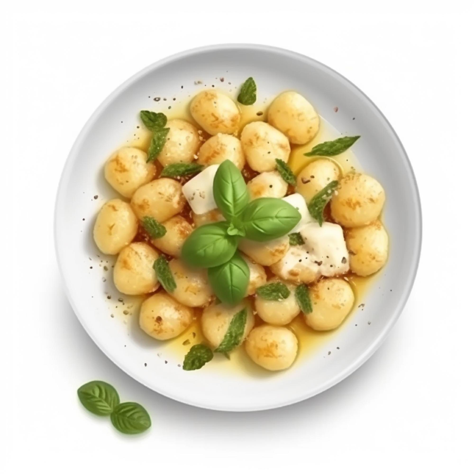 Talerz z domowym gnocchi i sosem